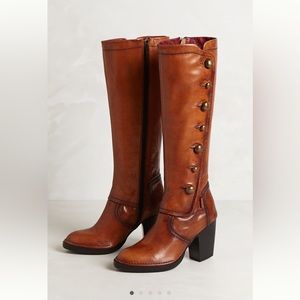 Anthropologie Heath Button Boots by Mana Size 39
